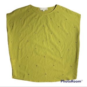 LOFT sleeveless top with beading